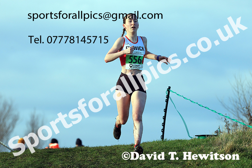 Womens under-17s and under-20s 2024 NECAA Cross Country Champs., Temple Park, South Shields. Photo: David T. Hewitson/Sports for All Pics